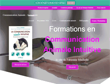 Tablet Screenshot of communicationanimale.org